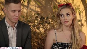 Blake Blossom fucks a perfect fucking stranger on Valentine`s Day - naughtyamerica