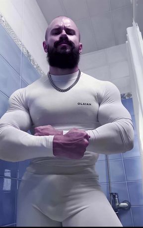 Look at That Thick Muscles in Spandex!