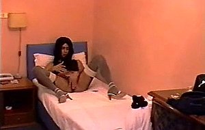 Shameless crossdresser amateur masturbation