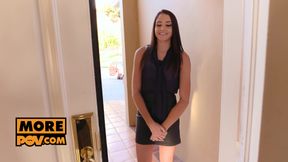 POV: delicious detective Avi Love offers up her pussy