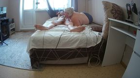 Naked Mother-in-law with Big Tits Sucks and Jerks off My Cock Until Cum Fills Her Mouth