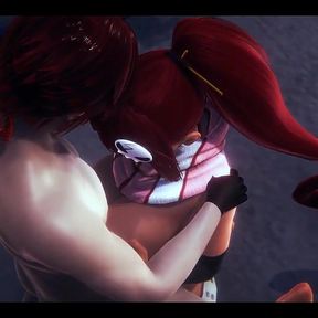 Tengen Toppa Gurren Lagann Hentai - Yoko Having Sex in a Warehouse - Japanese Asian Manga Anime Film Game Porn