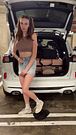 Carpark outfit change
