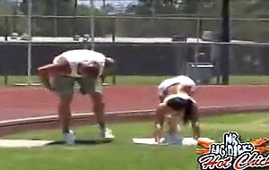 This hot chick gets the work out of her life ...