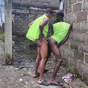 Big Dick Caught Outside and Fucks Hard