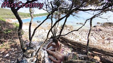 I stroked his cock right on croatia beach for everyone to see