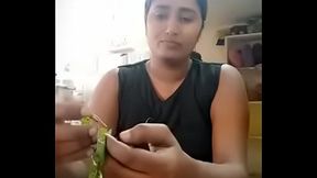 Swathi naidu doing cooking