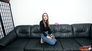Petite Latina teen Priscila Belini rides and sucks in casting fuck