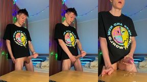23cm cock stroked to quick abstinence breaking load