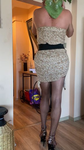 I showed my dick to the pizza boy (no bra, no panty)