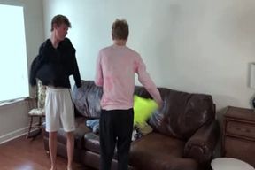 Providing Up His bootie To Step-Brother To Change Job With Him