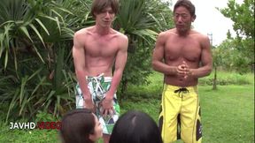 Kinky Japanese Cutie Gets Creampied by Sleazy Adorable Babes In Action