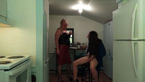 man transformed into woman for girls night out