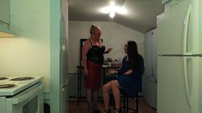 man transformed into woman for girls night out