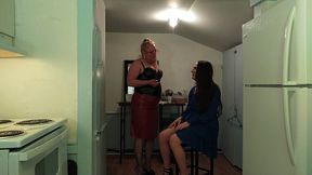 man transformed into woman for girls night out