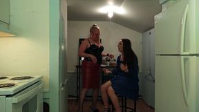 man transformed into woman for girls night out