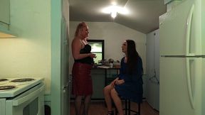 man transformed into woman for girls night out