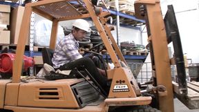 Hot German babe fucked hard on the costruction site