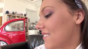 Hottest pornstar Ivy Winters in best blowjob, small tits adult movie