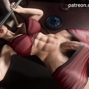 Rose futa workout (AI upscaled gameplay)