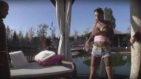 Tattooed beauty Bonnie Rotten takes both holes from thick &mdash;  heavy dicks