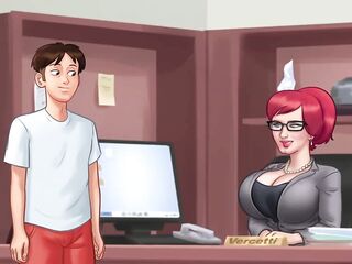Concupiscent Housewife Screws Pizza Hunk in Summertime Saga - Fresh Sex Scenes of Tina Part 1