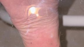 Under Glass Dirty Feet SQUASH!