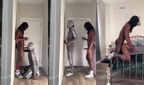 Straight curious college football player destroyed by massive black BBC