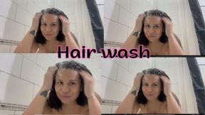 Washing my hair