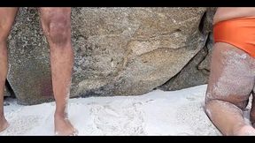 Nudist Beach, I'm Showing Myself off to Everyone