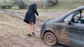 TANYA HARD STUCK IN THE MUD DIRECTOR CUT 4K (real video) FULL VIDEO 36 MIN