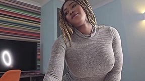 Ebony Slut Xeinna Rose Fucking Her Step Bro’s Big White Dick on Vacation