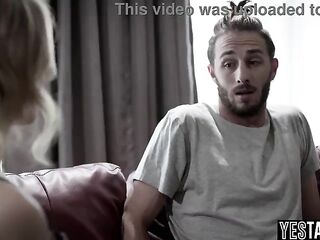 Large butt lonely mother I'd like to fuck step aunt seduces and rides large wang teen step nephew