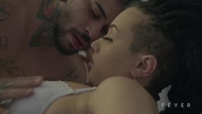 Horny dreads girl fucking hard