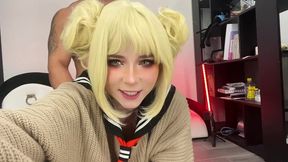 himiko toga and her hairy pussy celebrate 18th with first sex and сreampie