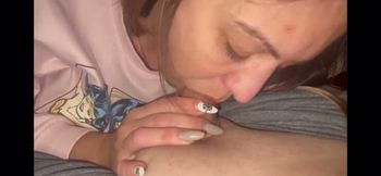 Best Blowjob Morning. Surprise Cumshot in the Morning