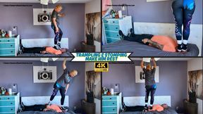 Trampling & Stomping Make Him Rest - Goddess Rapture Gives Her Slave Full Weight Trampling and Face Stomping Until He's Resting - She Adds In Foot Humiliation , Making Him Smell Her Sweaty Converse Until He Wakes Up - 4K (MP4)