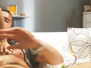 CAUGHT LATINAS Scene-1_Charming Latin babe teen Angelina Stoli with a large butt enjoys a spunk flow on her face