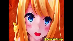Anime Vixen Overflows with Pleasure in Mind-Blowing Squirting Climax