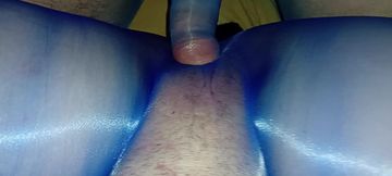 Seamless Blue Pantyhose