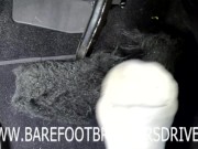 DRIVING IN SOCKS TOP VIEW