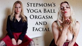 Stepmom's Yoga Ball Orgasm