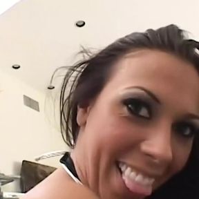 Rachel Starr adores sitting on his face and feeling his huge cock inside her snatch