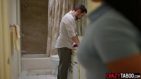 Big ass Latina teen is ready for anal and she enjoyed it with pervy butler