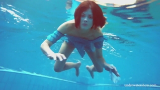 Marusia underwater mermaid hot redhead