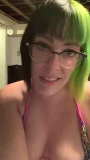 I caught you jerking your tiny dick