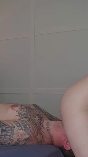 My Submissive Boyfriend Eats My Ass and Pussy Until I Squirt on His Slave Face!