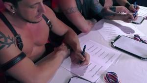 Club Inferno Dungeon: Tattooed Sam Syron ass fuck