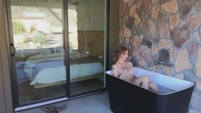 Masturbation in an Outdoor Bathtub in the Desert