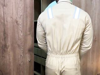 Sexy breasty mother I'd like to fuck can't control herself and suggests herself to the plumber with a large jock - Monique Fuentes